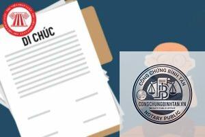 di chúc của người hạn chế năng lực hành vi