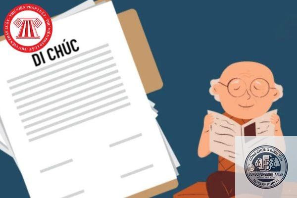 di chúc của người hạn chế năng lực hành vi