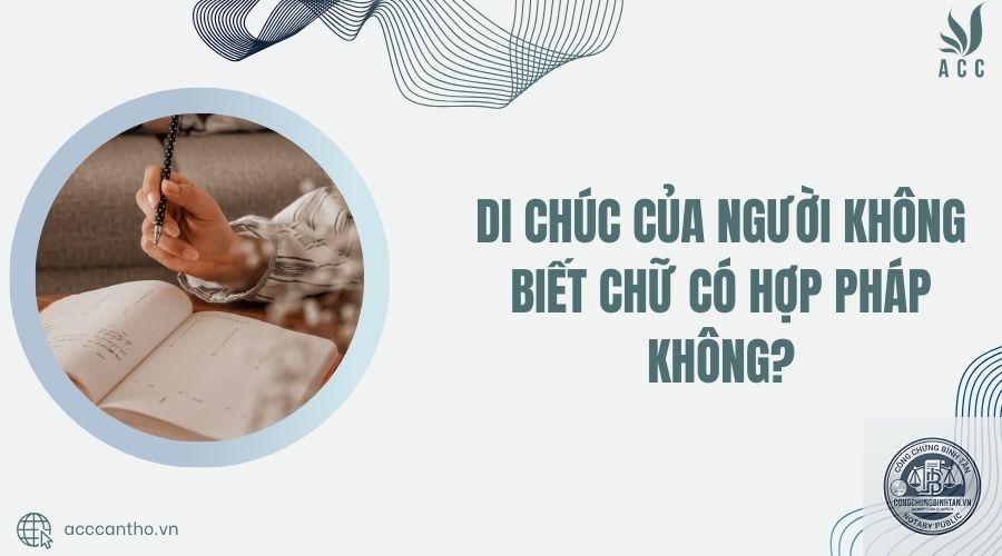 di chúc của người không biết chữ