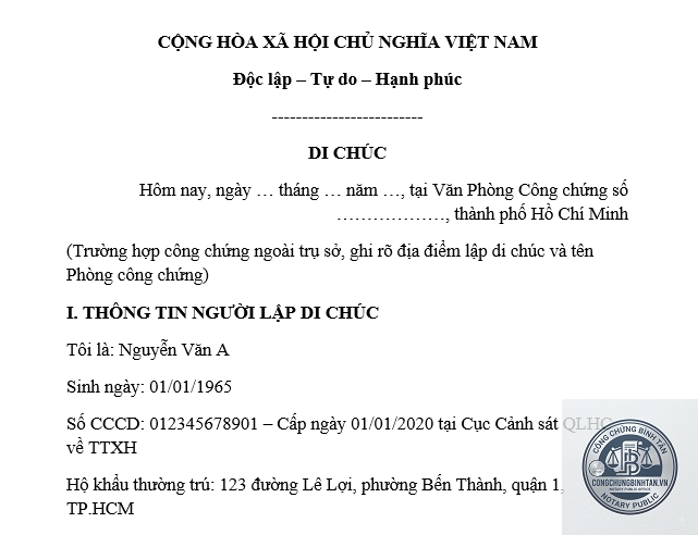 di chúc đất có điều kiện - Hình 2