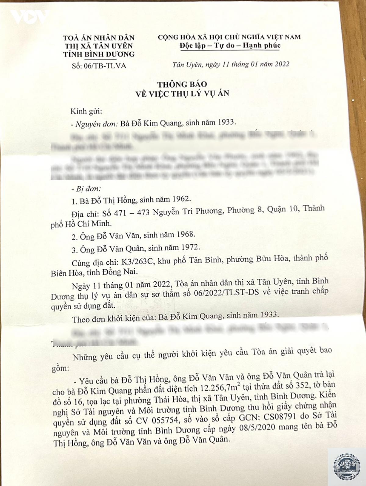 di chúc đất đang tranh chấp - Hình 3