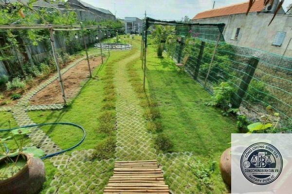 di chúc đất vườn