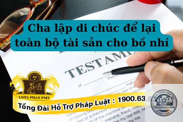 di chúc để lại toàn bộ tài sản - Hình 3