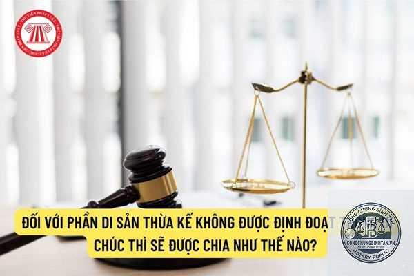 di chúc định đoạt một phần di sản