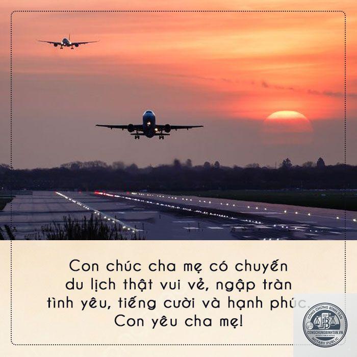 di chúc máy bay cá nhân