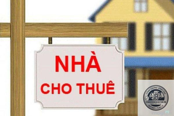di chúc nhà đang cho thuê