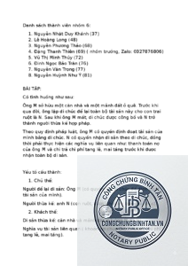 di chúc tài khoản thanh toán