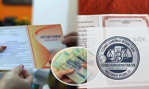 di chúc tiền gửi ngân hàng