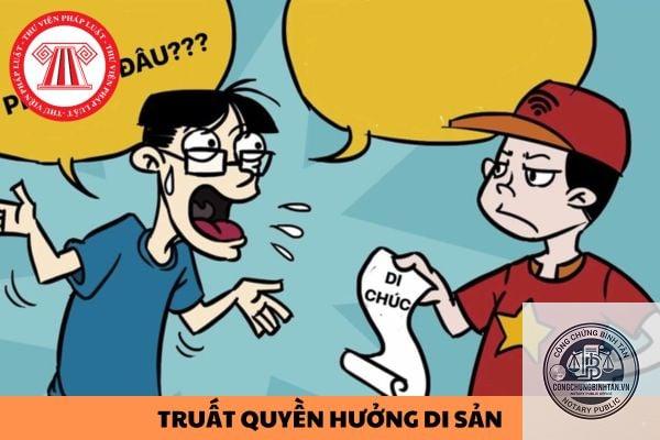 di chúc truất quyền thừa kế của con