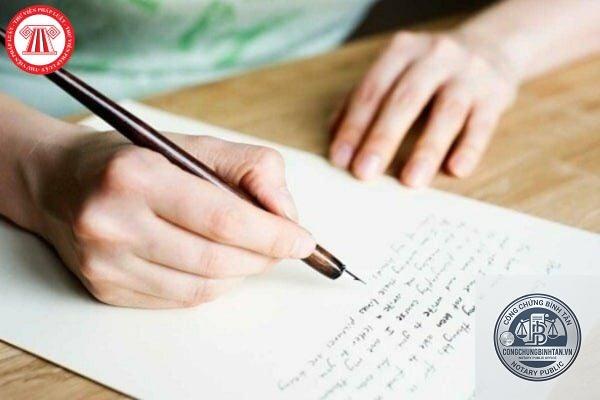 di ch&uacute;c viết tay kh&ocirc;ng c&oacute; người l&agrave;m chứng - H&igrave;nh 5