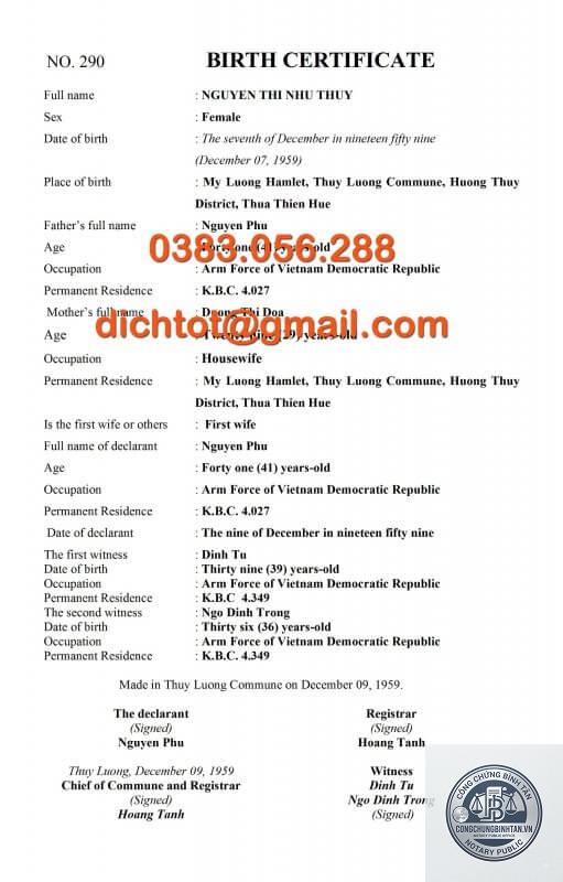 dịch giấy khai sinh tiếng đức - H&igrave;nh 2