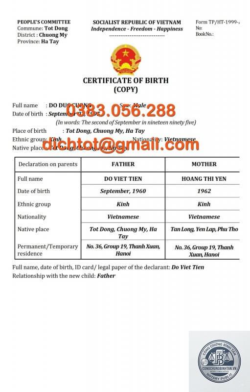 dịch giấy khai sinh tiếng đức - H&igrave;nh 3
