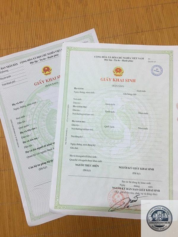 dịch giấy khai sinh tiếng pháp - Hình 3
