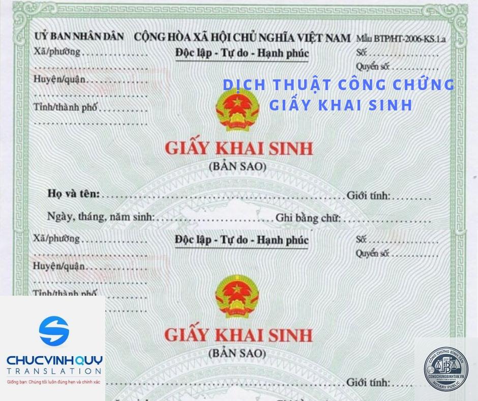 dịch thuật c&ocirc;ng chứng giấy khai sinh - H&igrave;nh 4