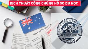 dịch thuật công chứng hồ sơ du học