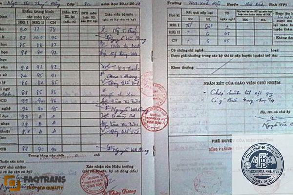 dịch thuật c&ocirc;ng chứng học bạ - H&igrave;nh 5