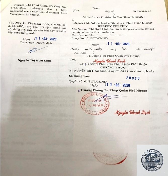 dịch thuật công chứng là gì