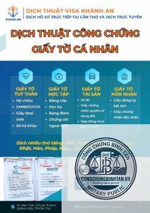 dịch thuật giấy tờ cá nhân ở đâu