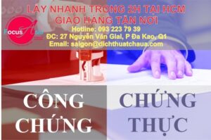 dịch vụ chứng thực giấy tờ tận nơi tphcm