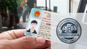 đổi ảnh căn cước