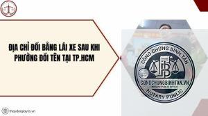 đổi bằng lái do đổi tên