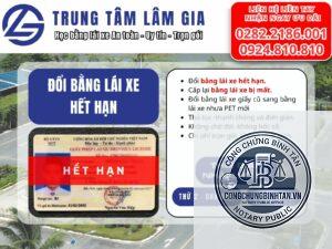 đổi bằng lái do hết hạn