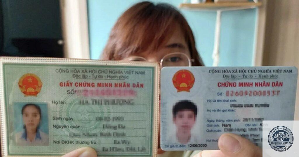 đổi căn cước công dân do thay đổi giới tính