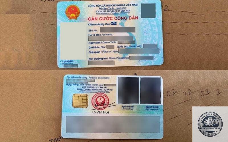 đổi căn cước công dân ở tỉnh khác được không