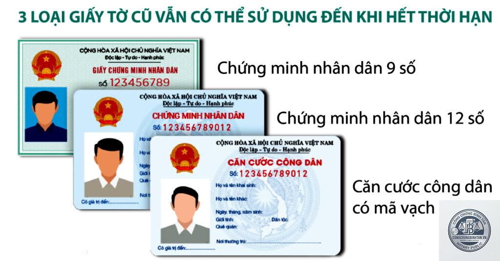 đổi cmnd sang căn cước
