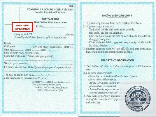 đổi thẻ tạm tr&uacute; - H&igrave;nh 2