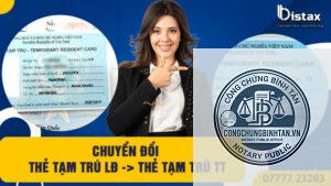 đổi thẻ tạm trú