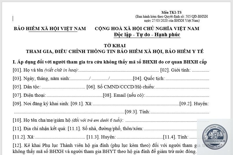 đổi th&ocirc;ng tin bảo hiểm x&atilde; hội - H&igrave;nh 3