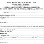 Hướng dẫn chi tiết thủ tục đổi thông tin giấy khai sinh mới nhất 2025 đổi thông tin giấy khai sinh