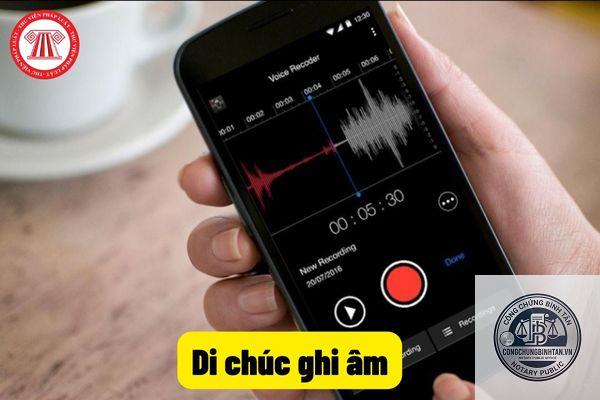ghi âm di chúc miệng