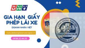 gia hạn bằng lái xe