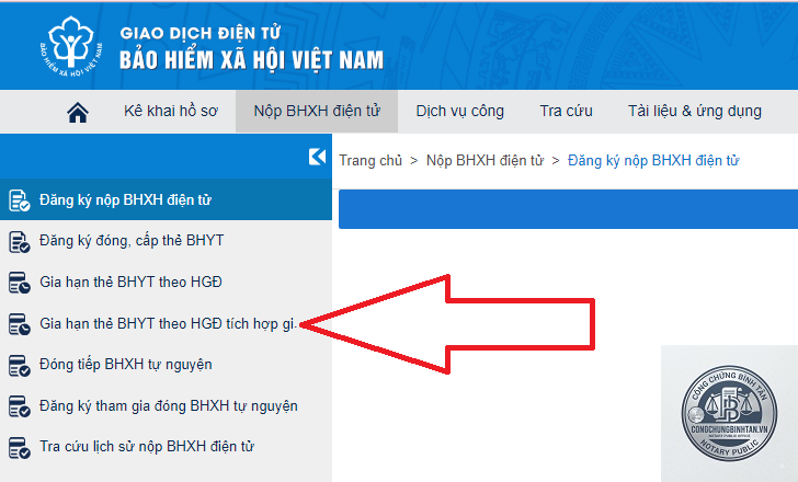 gia hạn bảo hiểm y tế hộ gia đình