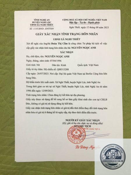 gia hạn giấy x&aacute;c nhận độc th&acirc;n - H&igrave;nh 5