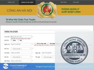 gia hạn hộ chiếu online