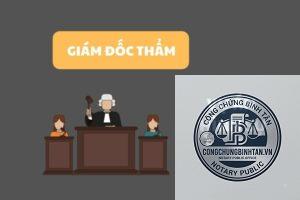 giám đốc thẩm là gì