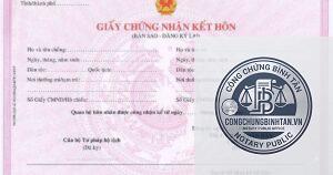 giấy đăng ký kết hôn bị mờ