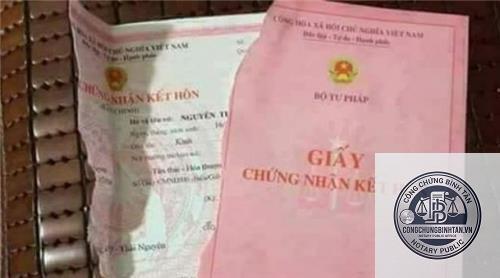 giấy đăng ký kết hôn bị rách - Hình 1