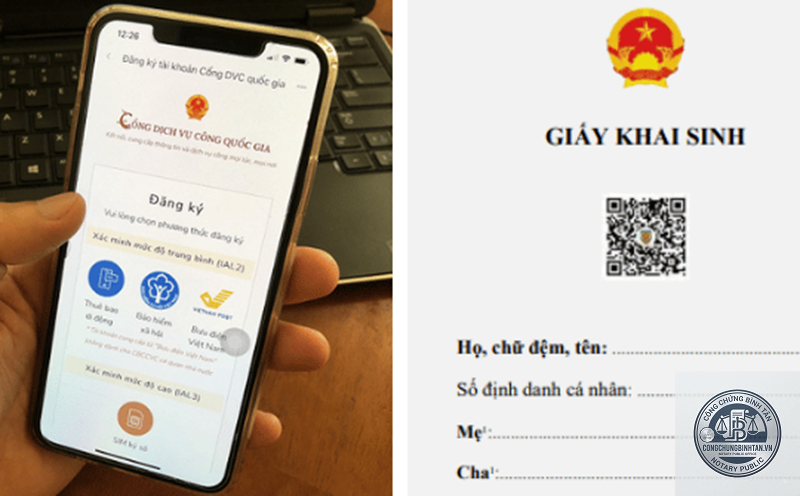 giấy khai sinh bản điện tử - Hình 5