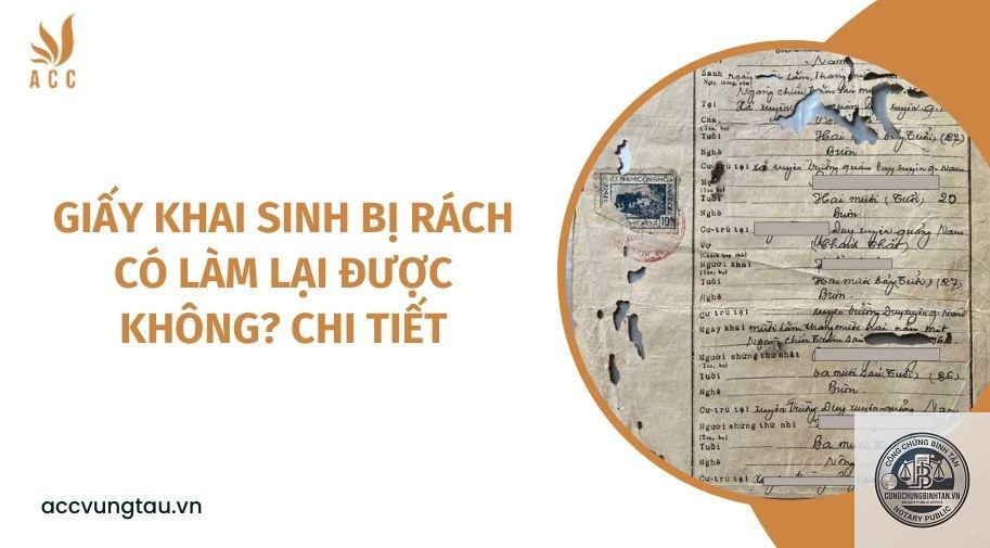 giấy khai sinh bị r&aacute;ch - H&igrave;nh 2