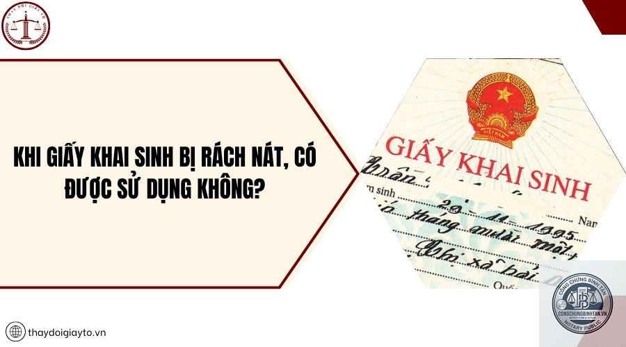 giấy khai sinh bị rách - Hình 2
