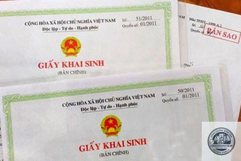giấy khai sinh bị sai - Hình 1