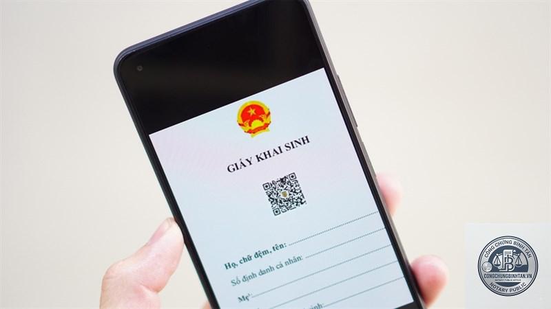 giấy khai sinh điện tử c&oacute; gi&aacute; trị kh&ocirc;ng - H&igrave;nh 5