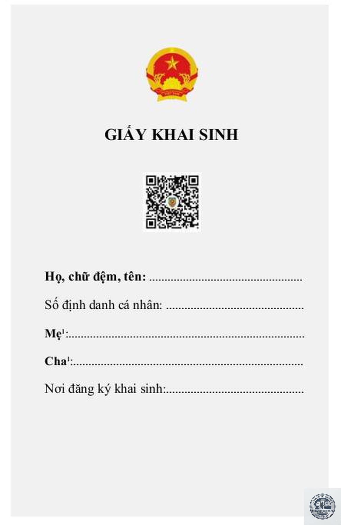 giấy khai sinh điện tử c&oacute; gi&aacute; trị kh&ocirc;ng - H&igrave;nh 1