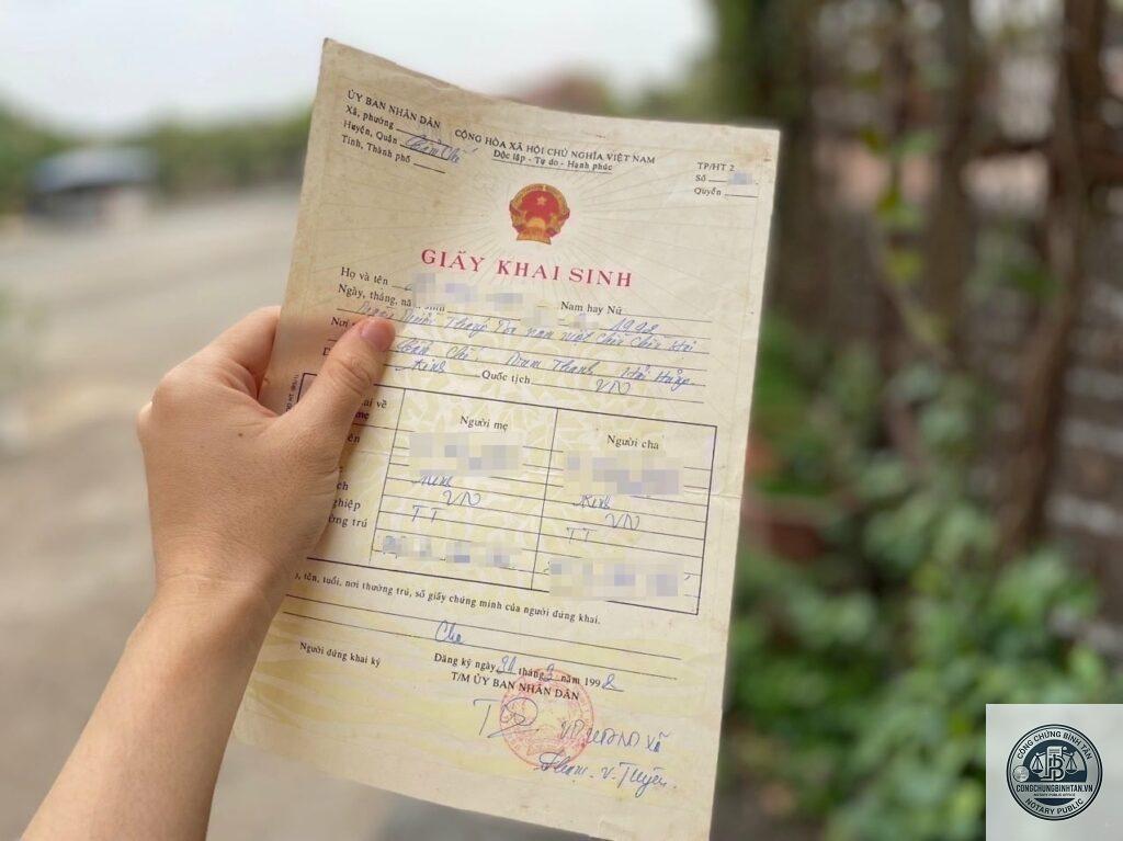 giấy khai sinh là gì