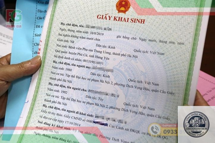 giấy khai sinh mất góc có sao không - Hình 2