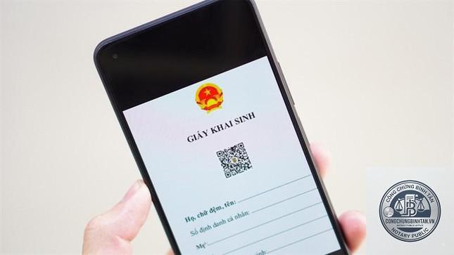 giấy khai sinh mới có mã qr - Hình 2